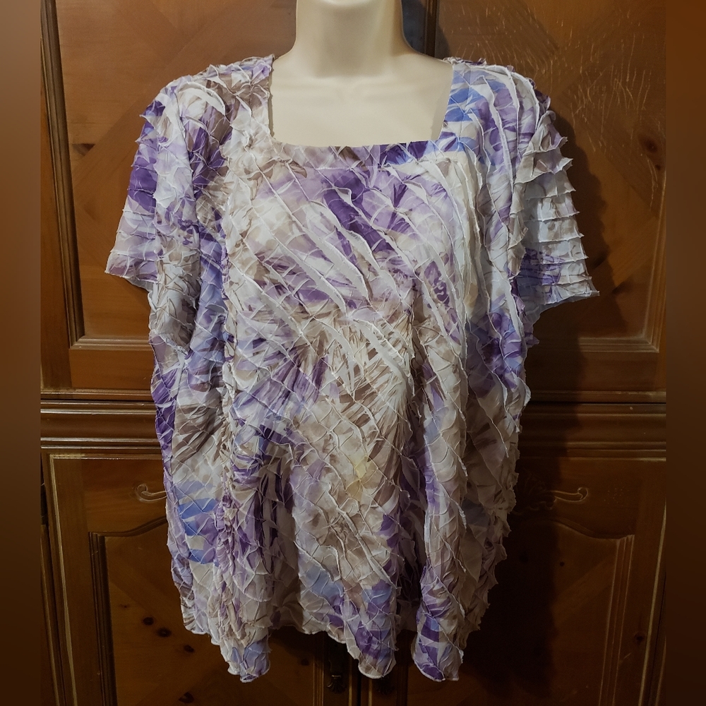 Alfred Dunner Ladies Blouse Top PXL